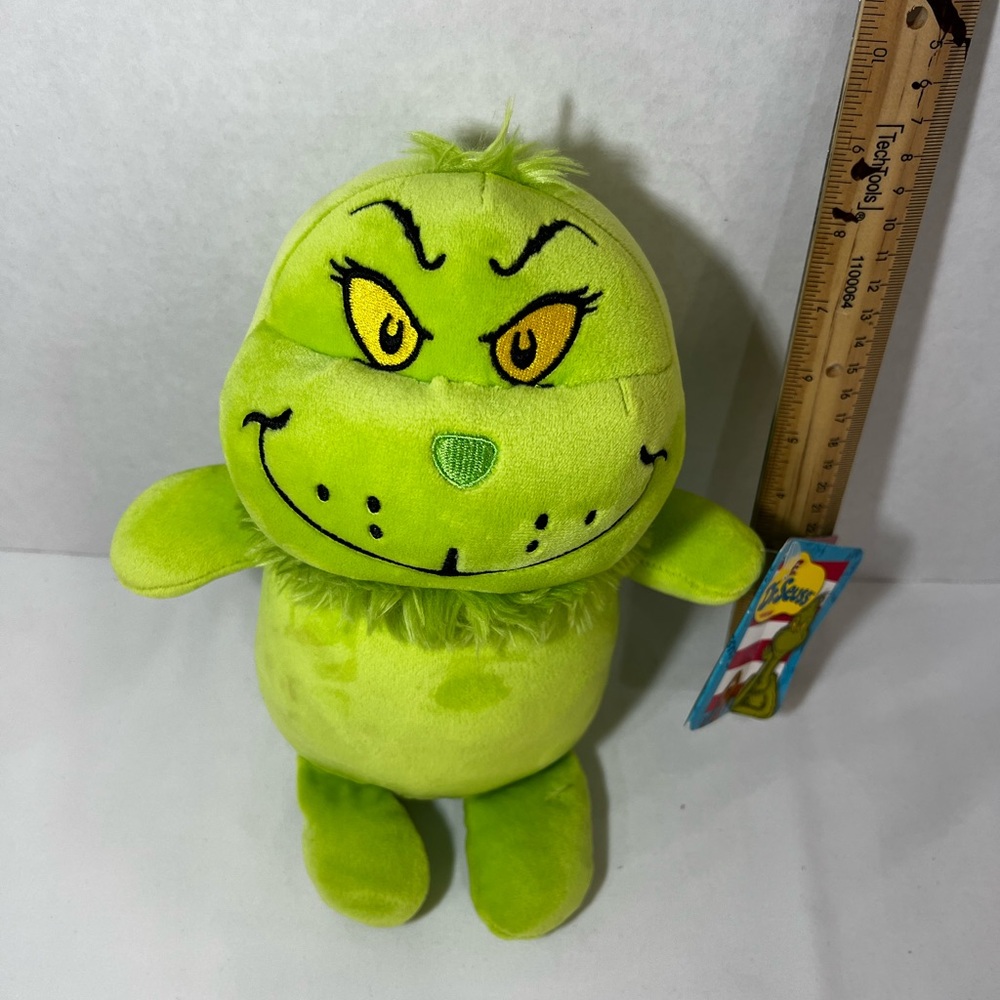 Dr. Seuss Grinch Plush Toy - Bright Green
